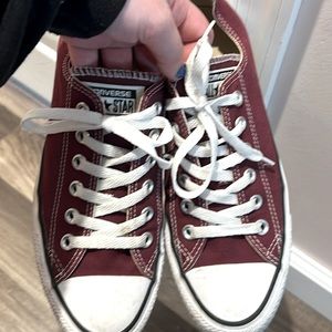Maroon Converse